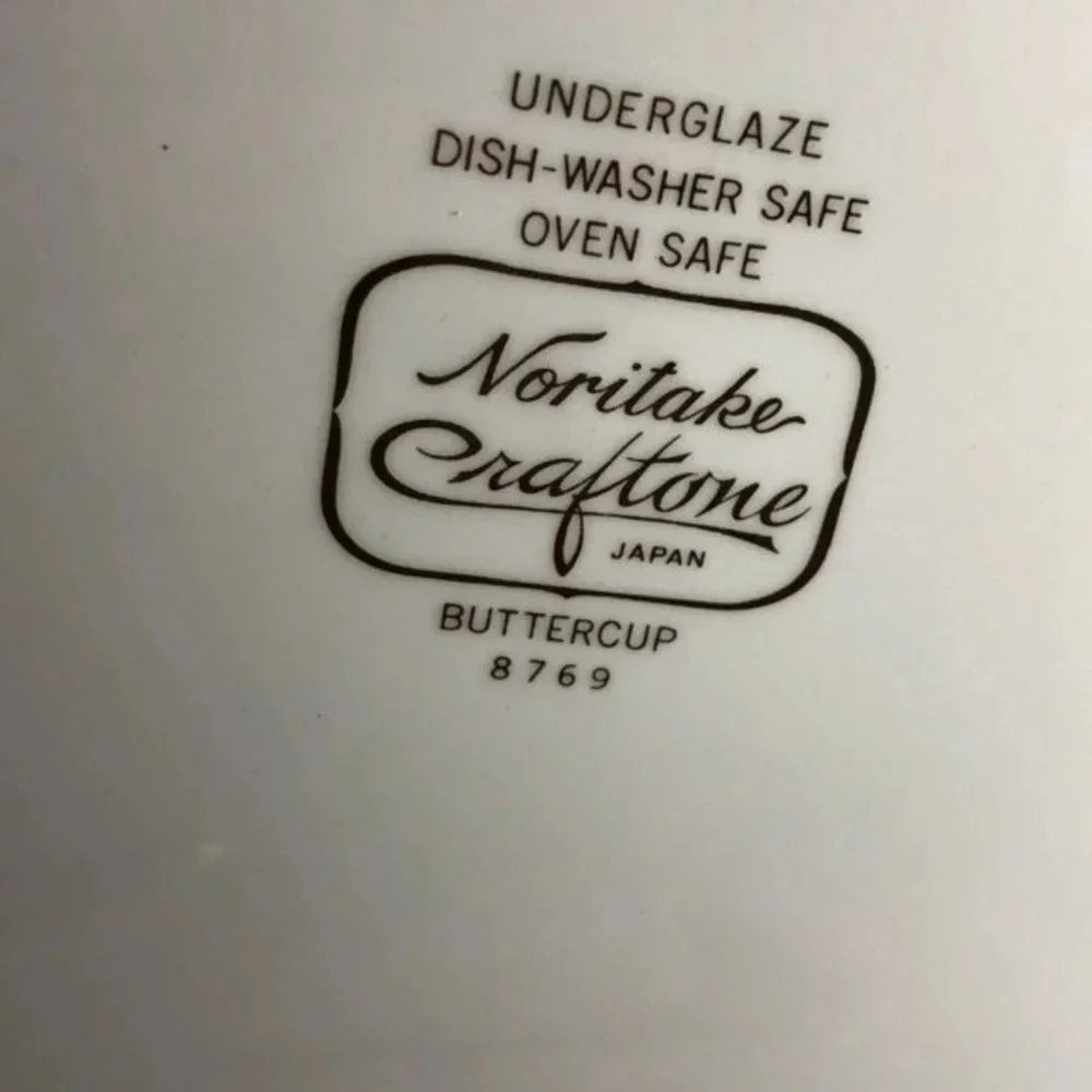 Vintage noritake Buttercup 12